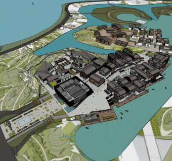 民国风商业街区 特色商业步行街